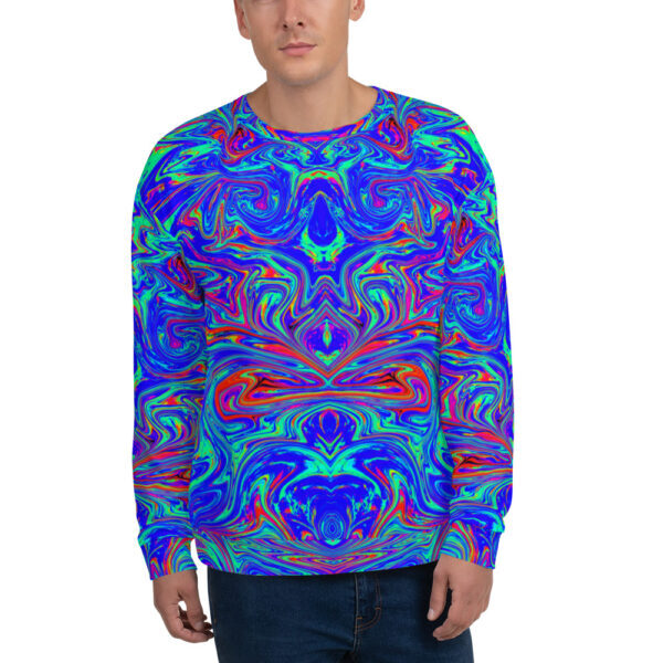 Ugly Blue Liquified Sweatshirt