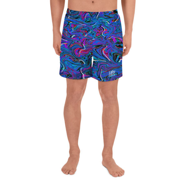 Ugly Dark Blue Liquified Sport Shorts