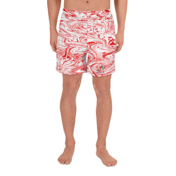 Ugly White/Red Liquified Sport Shorts