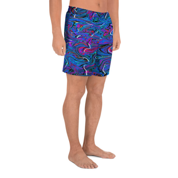 Ugly Dark Blue Liquified Sport Shorts