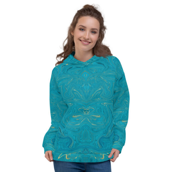 Ugly Turquoise Liquified Hoodie
