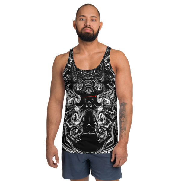Ugly B/W Liquified Tank Top