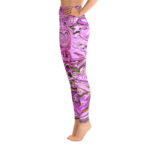 Ugly Pink Demon-Storms Liquified Yoga Leggings