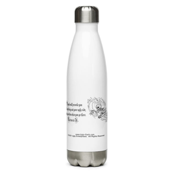 Ugly Bones "Don't Go There" Stainless Steel Water Bottle