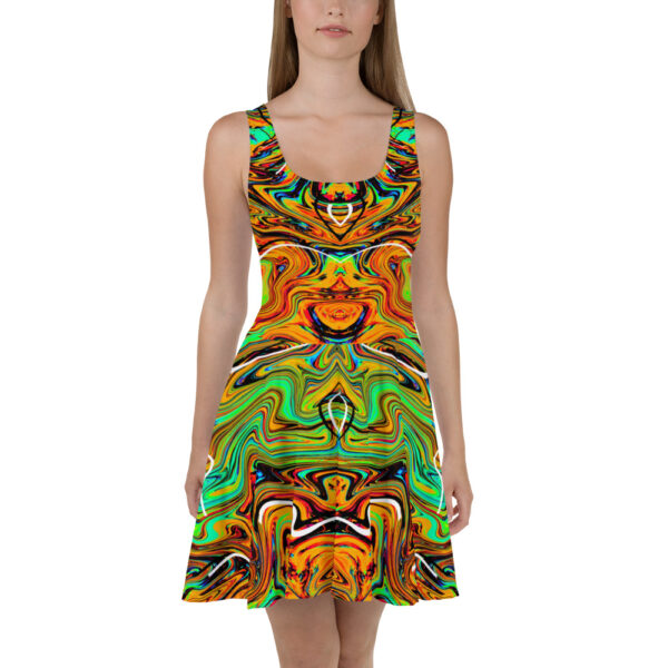 Ugly Tigre Liquified Skater Dress