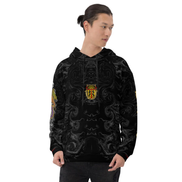 Ugly Crest - Dragon Liquified Black Hoodie