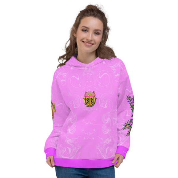 Ugly Crest - Dragon Liquified Pink Hoodie