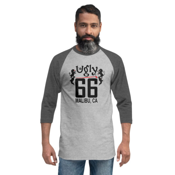 Ugly 66 Gray/Dark Gray Raglan shirt