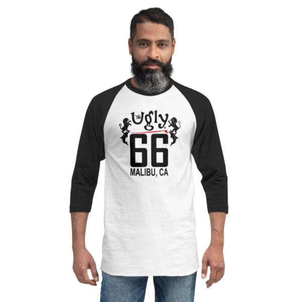 Ugly 66 white/black raglan shirt