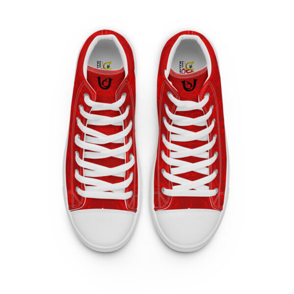 Ugly Red Liquified high top canvas shoes