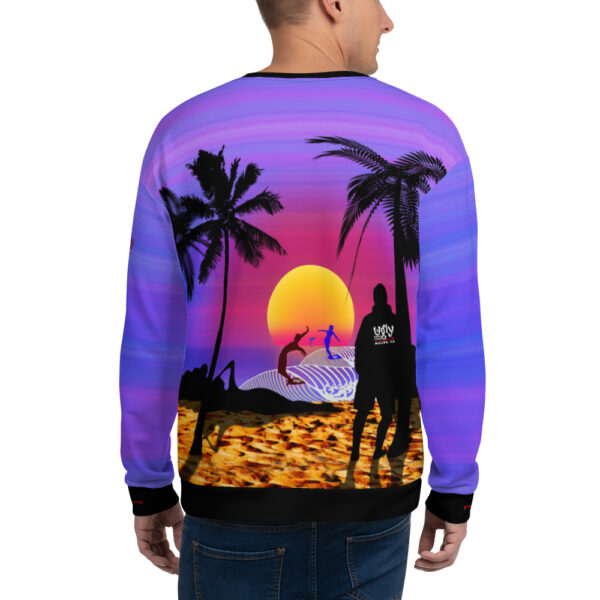 Ugly Men's Crest/Beach Sunset Sweatshirt