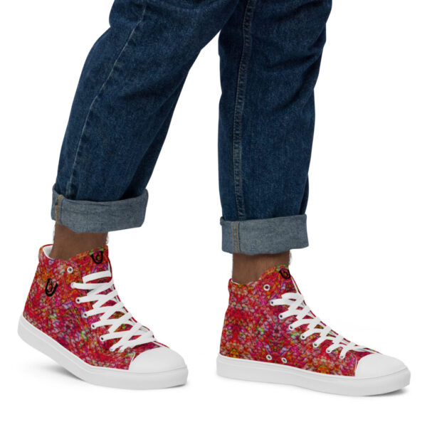Ugly Red Fish Scales high top canvas shoes