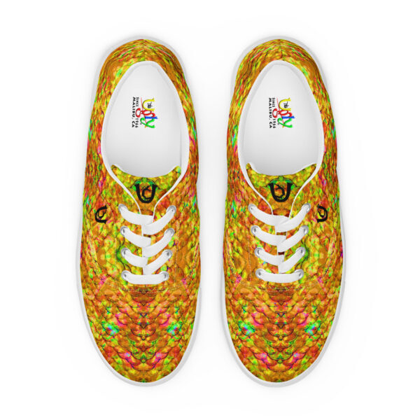 Ugly Yellow Fish Scales lace-up canvas shoes