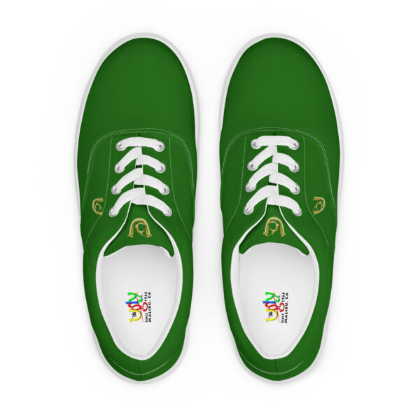 Ugly Green lace-up canvas shoes