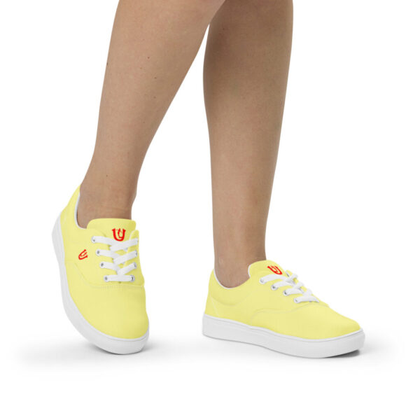 Ugly Yellow Pastel lace-up canvas shoes