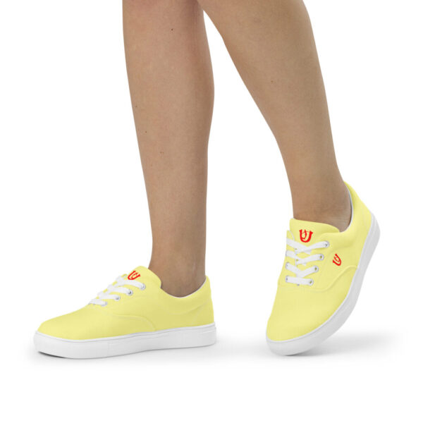 Ugly Yellow Pastel lace-up canvas shoes