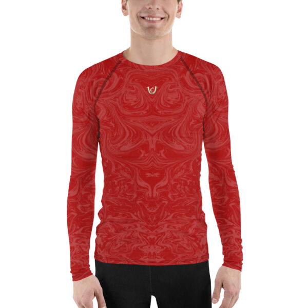 Ugly Red Liquified Rash Guard