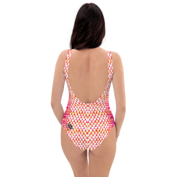 Ugly Pink Liquified One-Piece Swimsuit