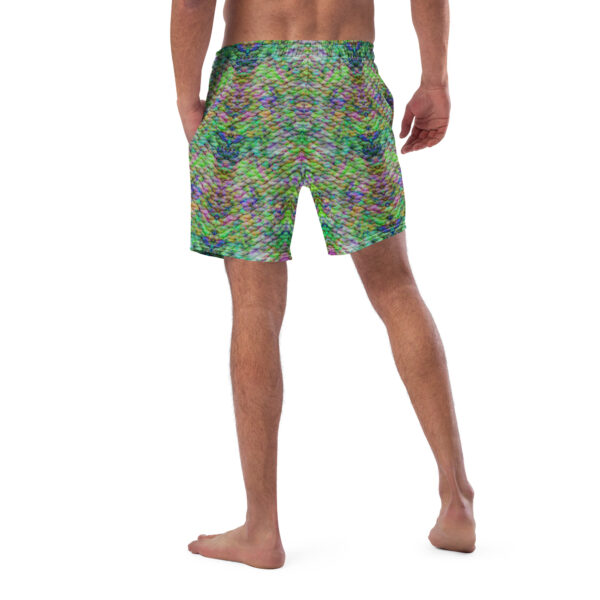 Ugly Green Fish Scales Swim Trunks