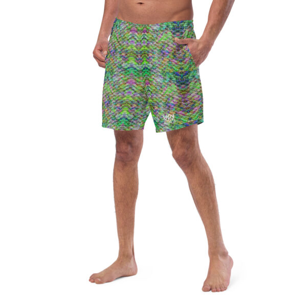 Ugly Green Fish Scales Swim Trunks