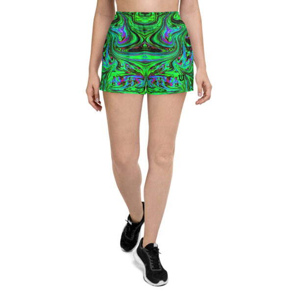 Ugly Green-Mirrored-Liquified_short_shorts