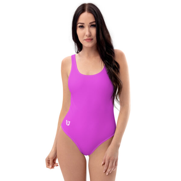 Ugly Pink Solid one-piece swimsuit