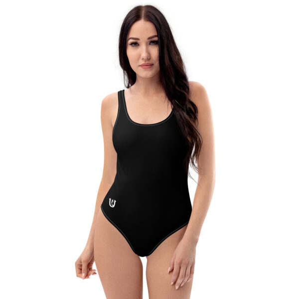 Ugly Black Solid one-piece swimsuit