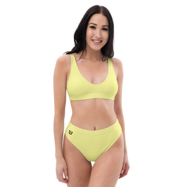 Ugly Yellow Pastel high-waisted bikini